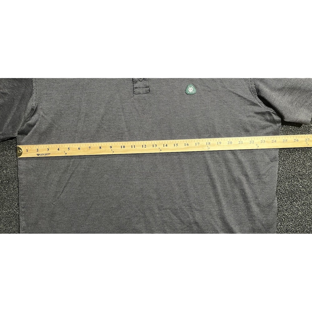 Brooks Brothers Polo Shirt Men XL Gray St Andrews Links Golf 100%‎ Cotton - Picture 4 of 10